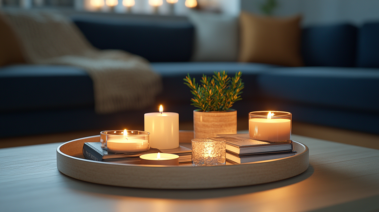 Decorative trays for the coffee table: Practical and beautiful