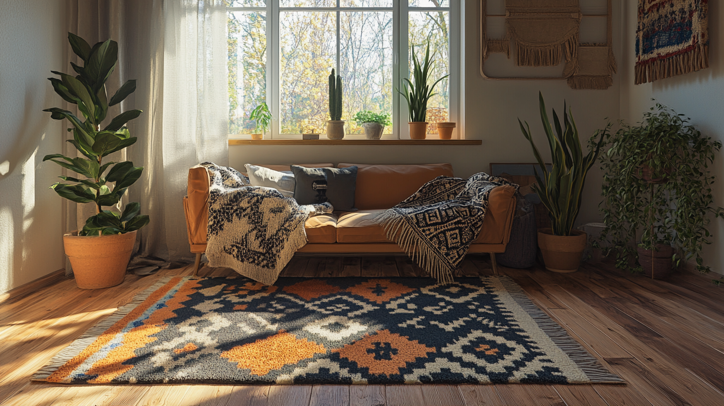 Stoffe als Deko: Teppiche, Plaids und andere Accessoires