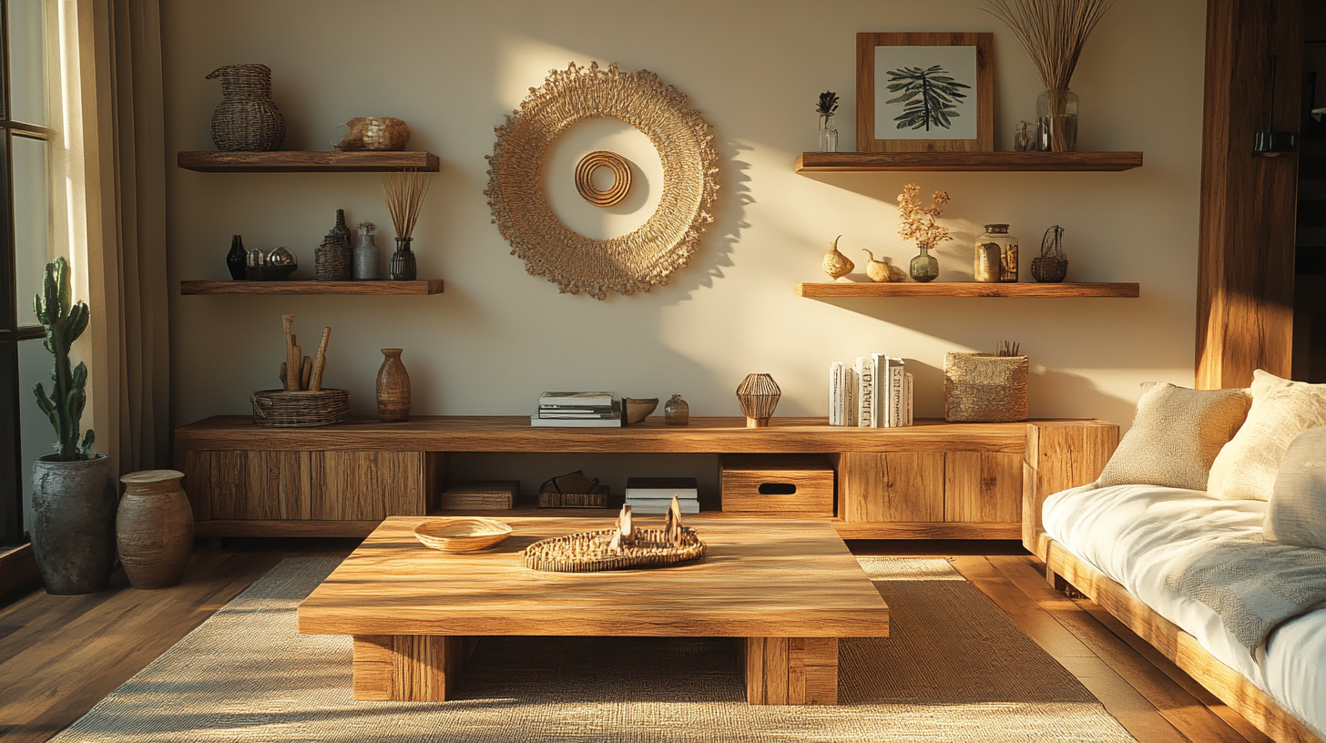 Die natürliche Wärme ins Wohnzimmer bringen: Wohnzimmerlampen aus Naturmaterialien