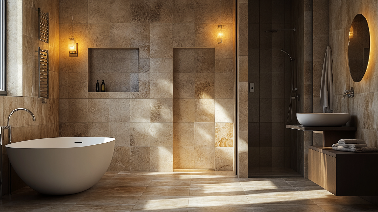 SALLE DE BAIN Pierre d'Alun stick corde main image 1