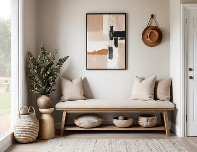 IKEA Voguish Spatola In Gomma - 26 Cm, Beige/Blu, Con Supporto Per Appoggio - Foto 5